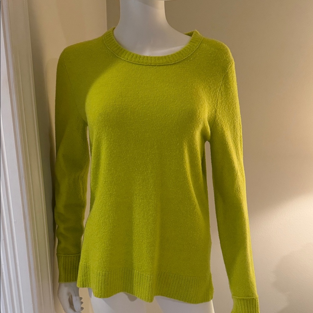 J. Crew Lime Green Women's Sweater